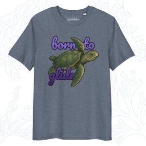 Born to Glide Sea Turtle T-Shirt - Image 6
