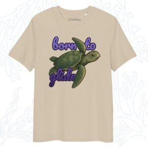 Born to Glide Sea Turtle T-Shirt - Image 3
