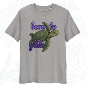 Born to Glide Sea Turtle T-Shirt - Image 4