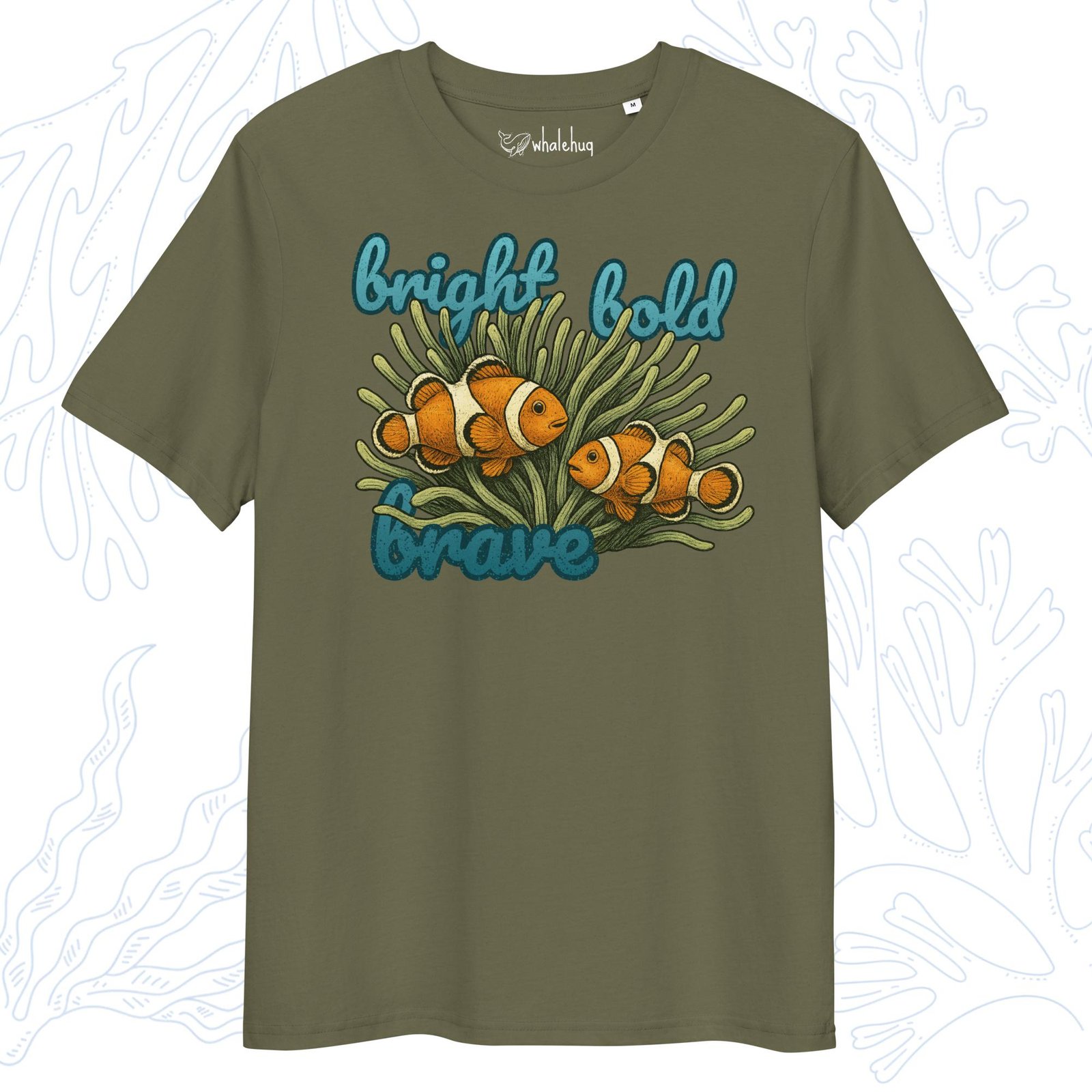 Bright Bold Brave Clownfish T-Shirt - Image 2