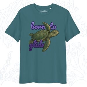 Born to Glide Sea Turtle T-Shirt - Image 2