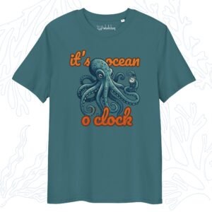 vintage octopus t-shirt stargazer blue whalehug